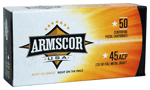 ARMSCOR 45 ACP 230GR FMJ 50RD 20BX/CS MADE IN USA