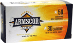 ARMSCOR 30 CARBINE 110GR FMJ 50RD 20BX/CS