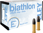 ELEY BIATHLON CLUB 22LR 40GR RN 50RD 100BX/CS