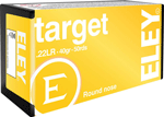 ELEY TARGET 22LR 40GR RN 50RD 100BX/CS