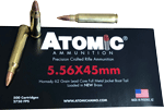 ATOMIC 5.56X45 62GR FMJ 500RD BULK