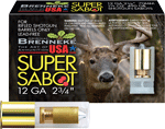 BRENNEKE USA SUPER SABOT 12GA 2.75" 1-1/8OZ SLUG 5RD 50BX/CS