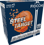 FIOCCHI STEEL 12GA 2.75" 1-1/8OZ #7 1375FPS 250RD CASE