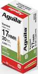AGUILA 17HMR 20GR JHP 50RD 20BX/CS