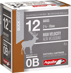 AGUILA SHOTSHELL 12GA 2.75" 0 BUCK 25RD 10BX/CS