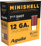 AGUILA MINI-SHELL 12GA 1.75" 5/8OZ #7.5 25RD 10BX/CS