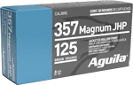 AGUILA 357 MAG 125GR JHP 50RD 10BX/CS
