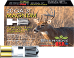 BRENNEKE USA CLASSIC MAGNUM 20GA 3" 1OZ SLUG 5RD 50BX/CS