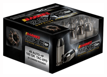 BARNES TAC-XPD 45 ACP +P 185GR TAC XP 20RD 10BX/CS