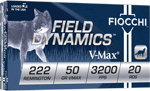 FIOCCHI 222 REM 50GR V-MAX 20RD 10BX/CS