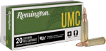 REMINGTON UMC 22-250 REM 50GR HP 20RD 10BX/CS