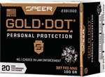 SPEER GOLD DOT 327 FEDERAL 100GR GDHP 20RD 10BX/CS