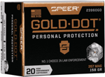SPEER GOLD DOT 357 MAG 158GR GDHP 20RD 10BX/CS