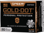 SPEER GOLD DOT 40 SW 165GR GDHP 20RD 10BX/CS