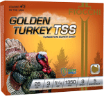 FIOCCHI GOLDEN TURKEY TSS 28GA 3" 1-1/16OZ #9 5RD 10BX/CS