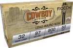 FIOCCHI 32 S&W LONG 97GR LEAD-FP 50RD 20BX/CS