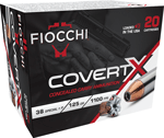 FIOCCHI 38 SPECIAL +P 125GR JHP 20RD 10BX/CS