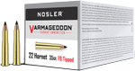 NOSLER VARMAGEDDON 22 HORNET 35GR FBT 50RD 10BX/CS