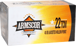 ARMSCOR 22 TCM 40GR JHP 100RD 12BX/CS