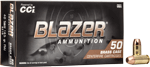 CCI BLAZER BRASS 40 SW 165GR FMJ 50RD 20BX/CS