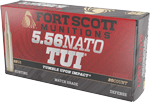 FORT SCOTT 5.56X45 62GR TUI SOLID COPPER 20RD 25BX/CS