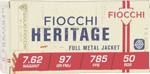 FIOCCHI 7.62 NAGANT 97GR FMJ 50RD 20BX/CS
