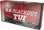 FORT SCOTT 8.6 BLACKOUT 235GR TUI SOLID COPPER 20RD 10BX/C