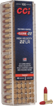 CCI CLEAN 22LR 40GR RED POLY RN 1235FPS  100RD 50BX/CS