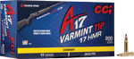 CCI A17 VARMINT TIP 17HMR 17GR 2650FPS 200RD 10BX/CS