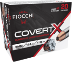 FIOCCHI 9MM LUGER 124GR JHP 20RD 10BX/CS