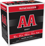 WINCHESTER AA 12GA 2.75" 1-1/8OZ #9 1145FPS 250RD CASE