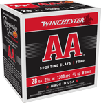 WINCHESTER AA 28GA 2.75" 3/4OZ #8 1300FPS 250RD CASE LOT