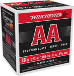 WINCHESTER AA 28GA 2.75" 3/4OZ #8.5 1300FPS 250RD CASE LOT