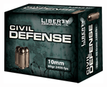 LIBERTY CIVIL DEFENSE 10MM 60GR HP 20RD 10BX/CS