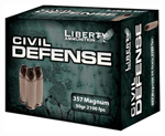 LIBERTY CIVIL DEFENSE 357 MAG 50GR HP 20RD 10BX/CS