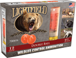 LIGHTFIELD 12GA 2.75" W/2 RUBBER BALLS 5RD 10BX/CS