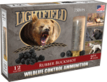 LIGHTFIELD 12GA 2.75" 21-BALL RUBBER BUCKSHOT 5RD 10BX/CS