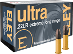 ELEY ULTRA EXTREME LONG RANGE 22LR 40GR RN 50RD 100BX/CS