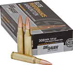 SIG AMMO 308 WIN 168GR OPEN TIP MATCH 20RD 10BX/CS