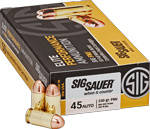 SIG AMMO 45ACP 230GR FMJ 50RD 20BX/CS*
