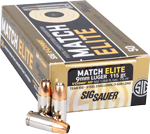 SIG AMMO 9MM 115GR ELITE V-CROWN COMPITIION 50RD 10BX/C
