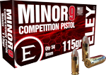 ELEY MINOR 9 COMPETITION 9MM 115GR FMJ 50RD 20BX/CS