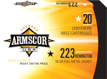 ARMSCOR 223 REM 55GR FMJ 20RD 50BX/CS