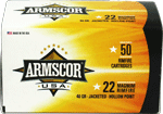 ARMSCOR 22WMR 40GR JHP 1875FPS 50RD 40BX/CS