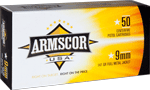 ARMSCOR 9MM LUGER 147GR FMJ 50RD 20BX/CS SUBSONIC