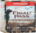 WINCHESTER FINAL PASS 12GA 3" 1-1/2OZ #BB & 1.5 25RD 10BX/CS