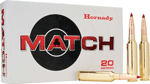 HORNADY MATCH VARMINT 22 ARC 88GR ELD MATCH 20RD 10BX/CS