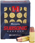 HORNADY SUBSONIC 45 ACP 230GR XTP 20RD 10BX/CS
