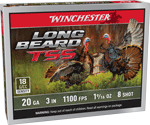 WINCHESTER LONG BEARD TSS 20GA 3" 1-5/8OZ #8  5RD 10BX/CS