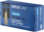 PPU 7.62X39 123GR FMJ 20RD 50BX/CS